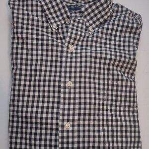 Polo Ralph Lauren XL Men's Classic-Fit Oxford Shirt black/white